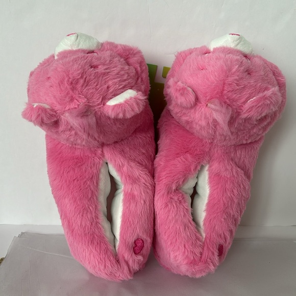 Care Bears 3D Plush Cheer Bear Soft Pink Slippers Shoe Size 7-8 Size M-L - Picture 2 of 6